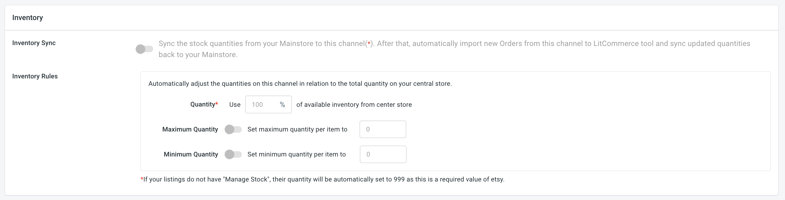 pricing sync