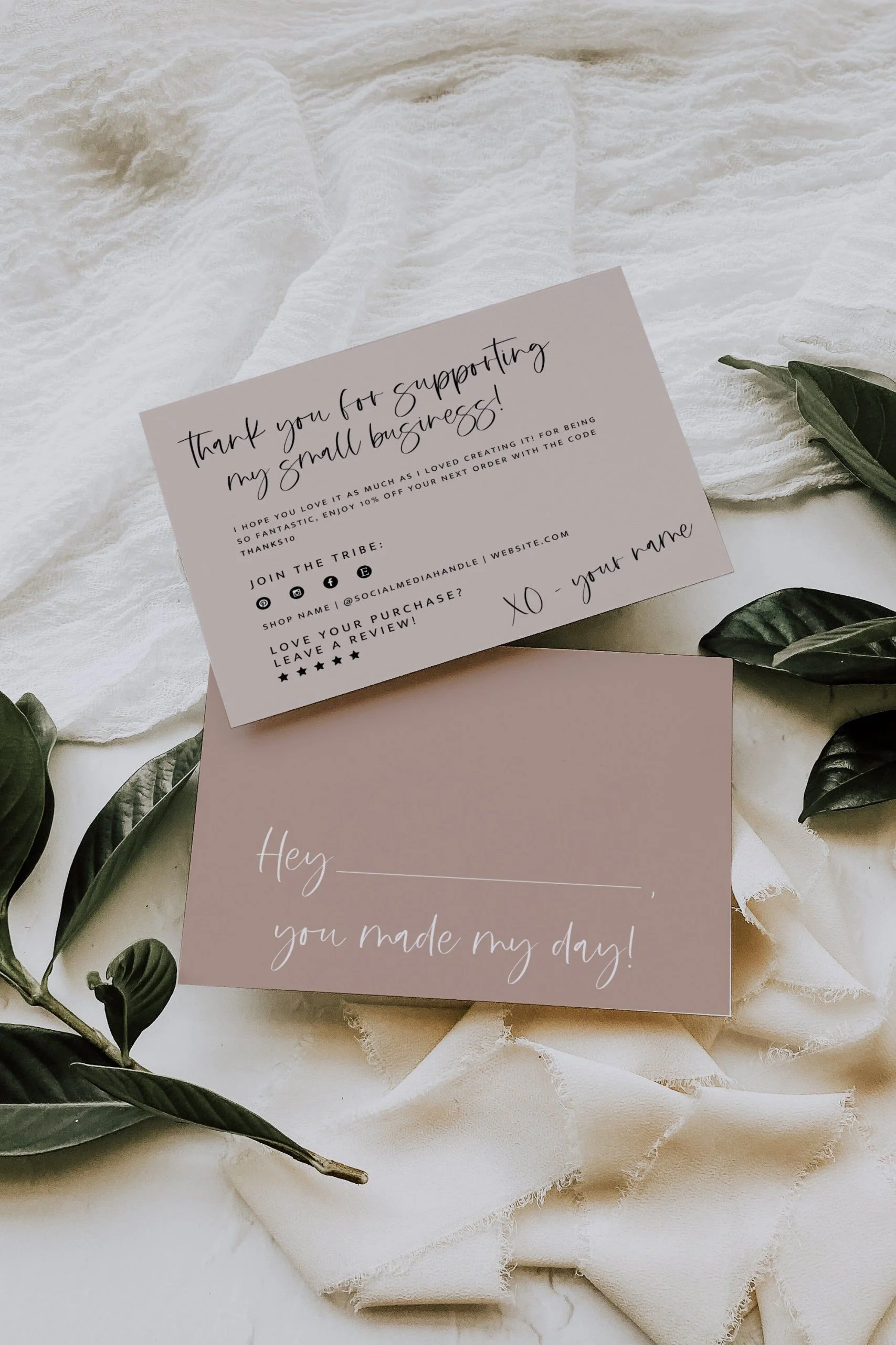 Sample Thank You Note for Business