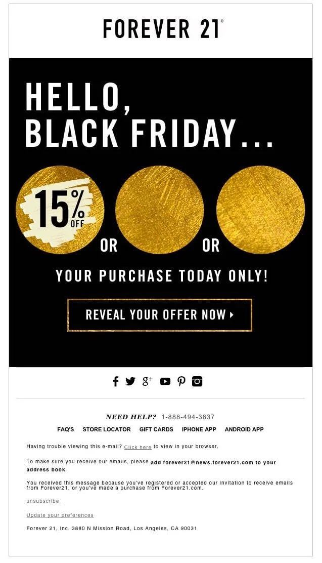 Black friday sale outlet code