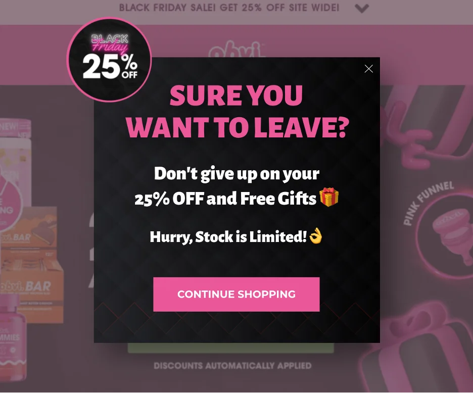 10 Black Friday Discount Coupon Pop Up Examples You Can Offer Customers -  Premio