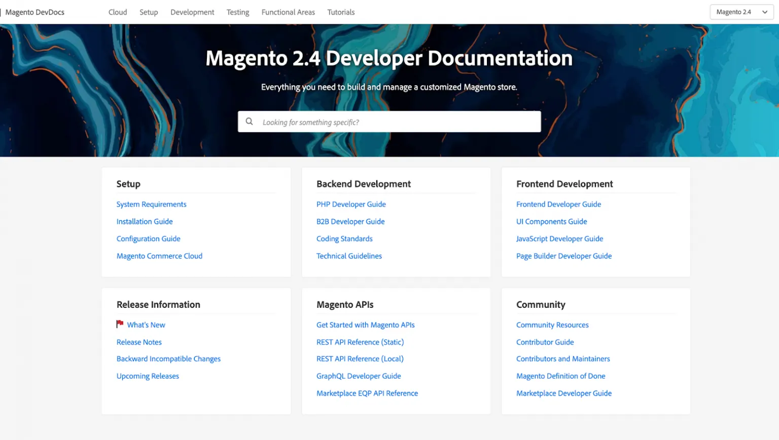 Magento's Developer Documentation