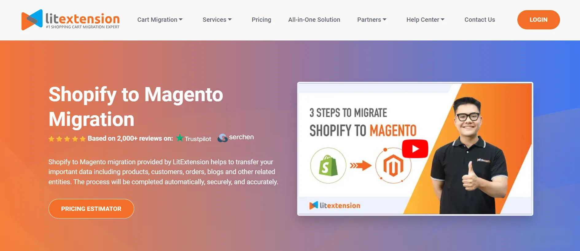 Shopify to Magento with LitExtension