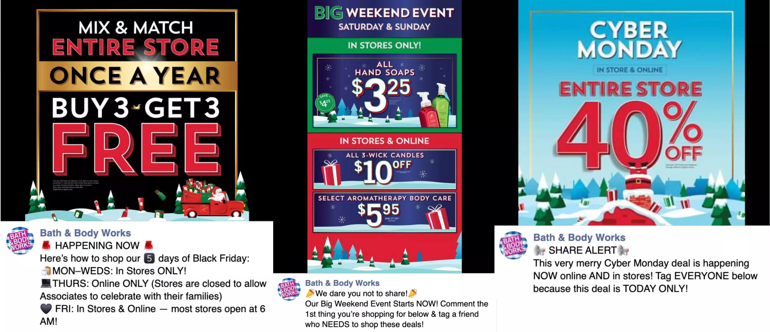 Black Friday social media campaigns extended sale