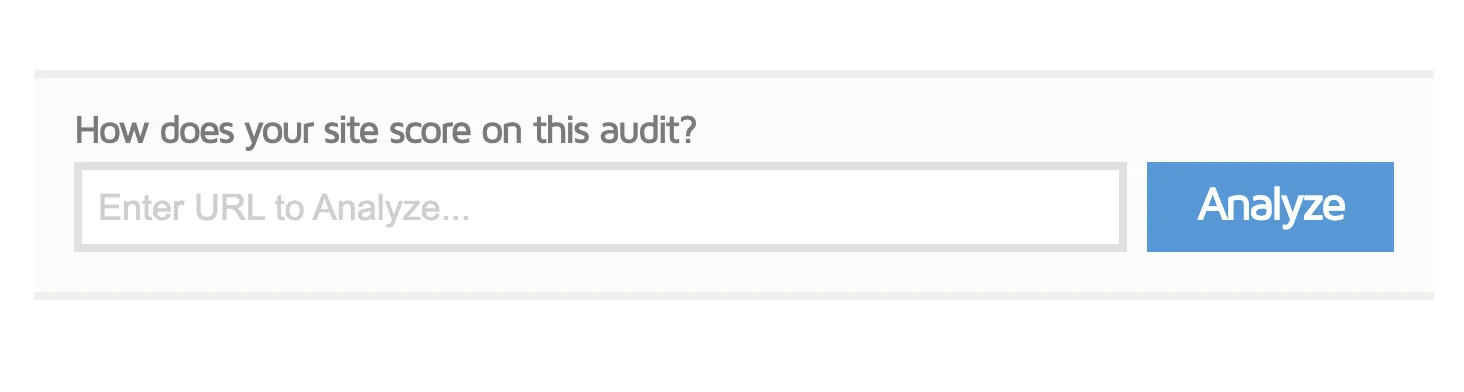 GTmetric audit