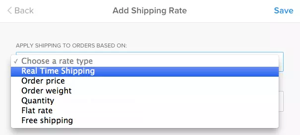 Shipping comparison between Wix vs Weebly