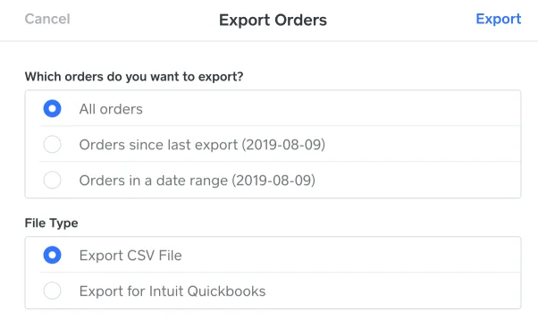 Weebly to Shopify export Weebly store data