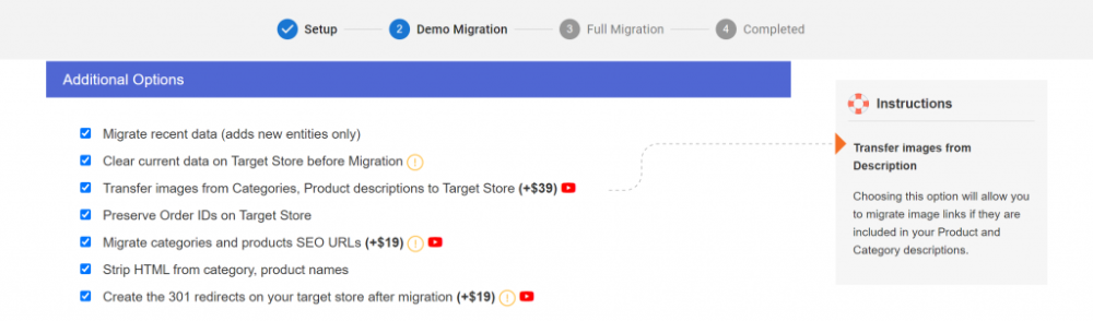 wix additional options