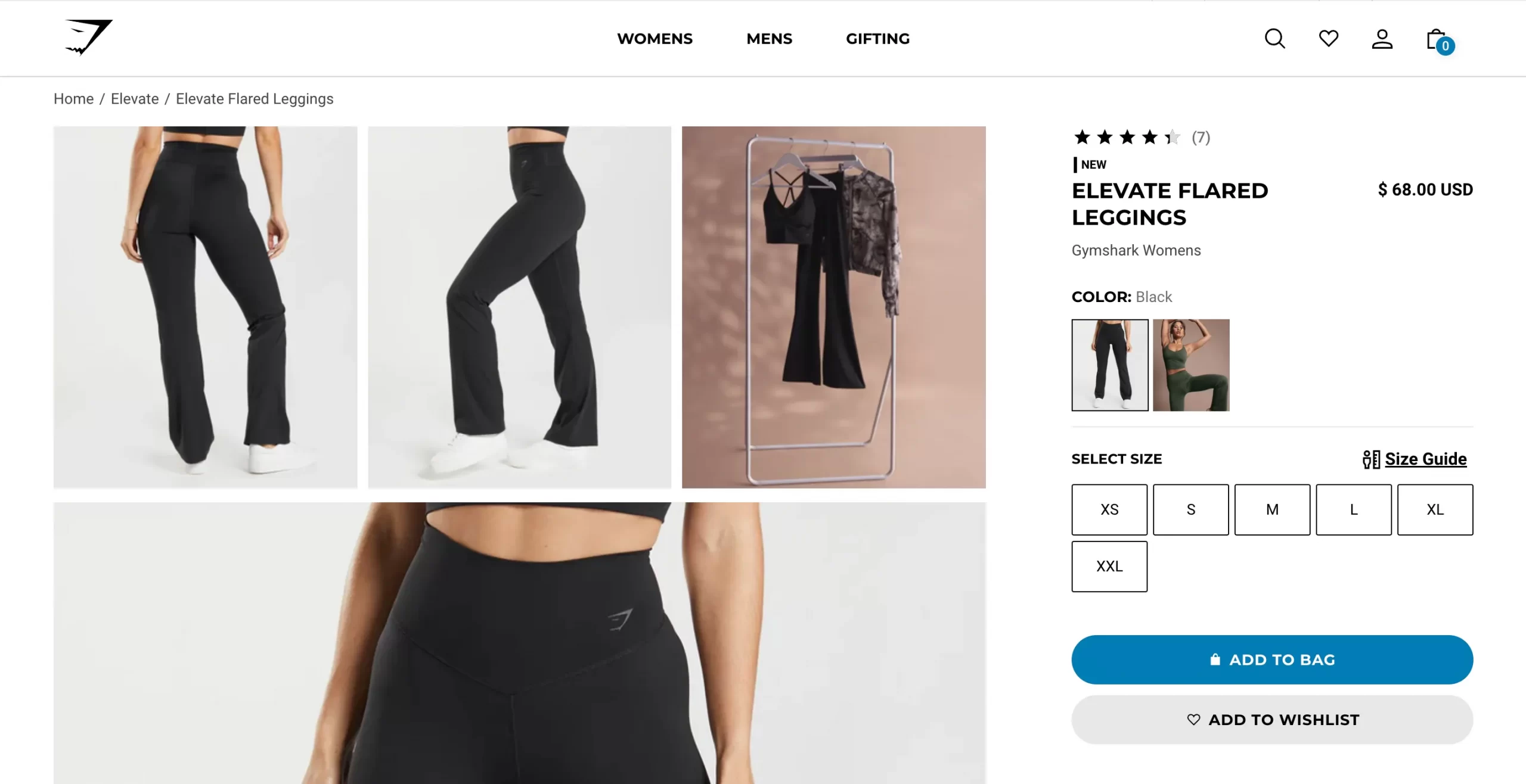 shopify landing page product page example