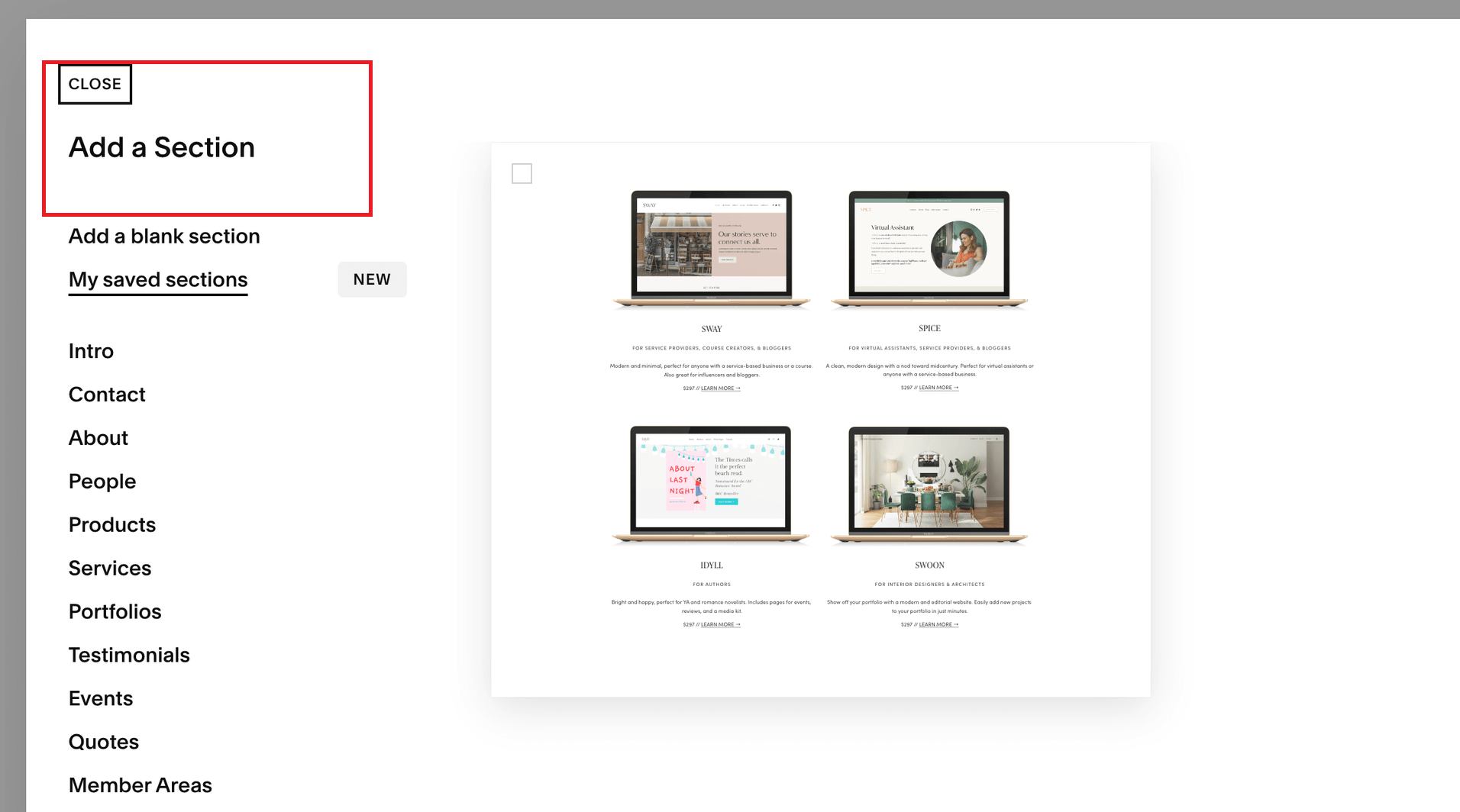 arrange-add-sections-squarespace