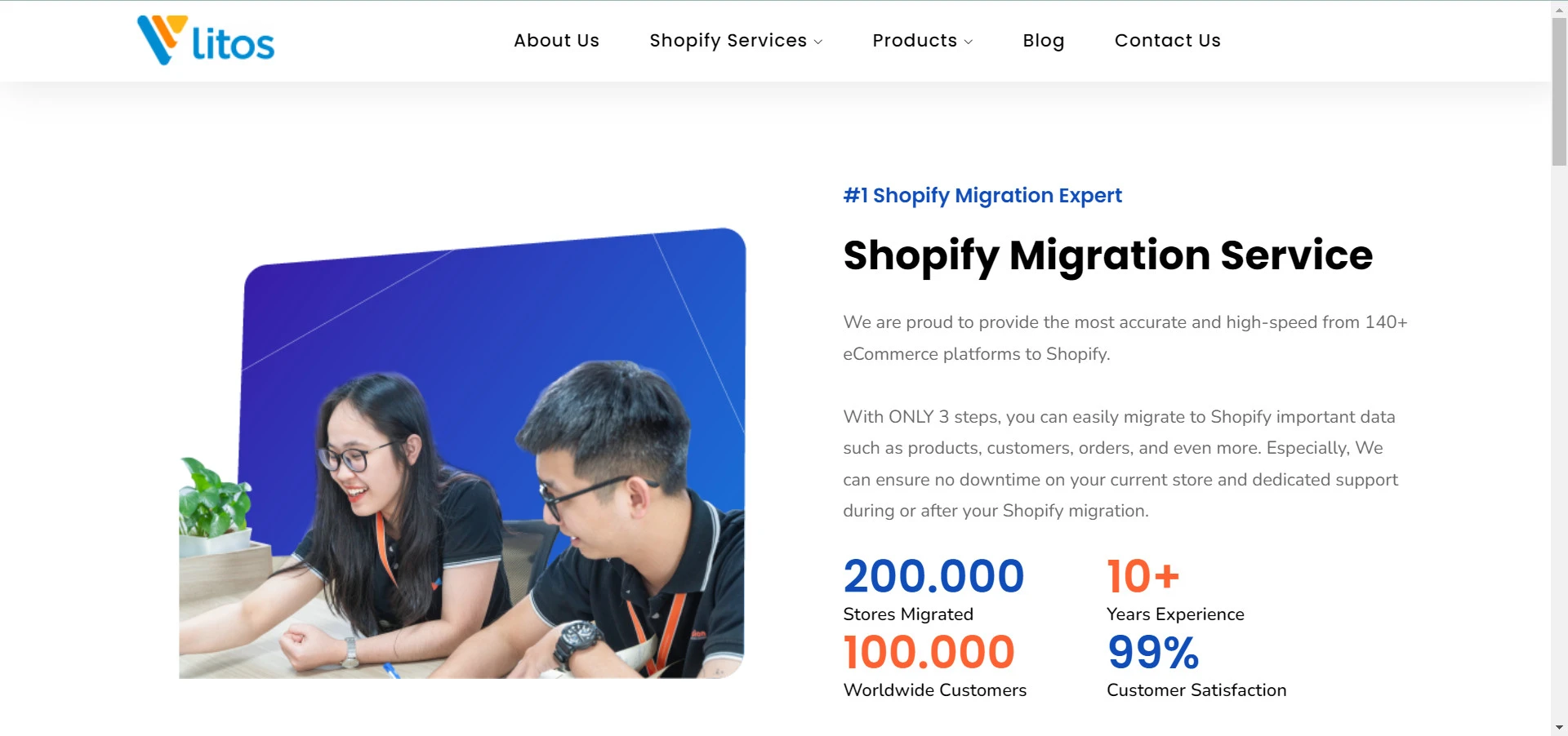 Litos’s Shopify Migration Service