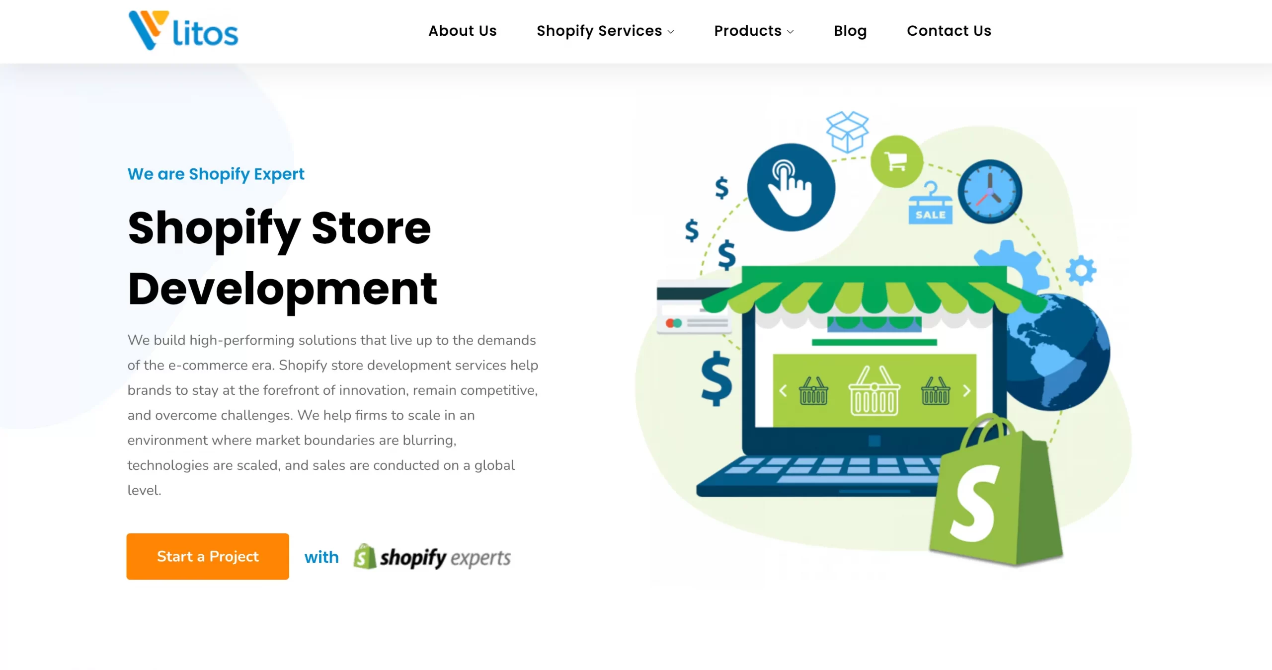 Shopify Store Development Services Litos