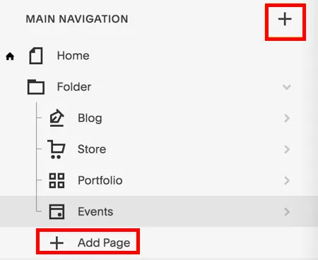 add Squarespace pages (Squarespace tutorial/How to use Squarespace)