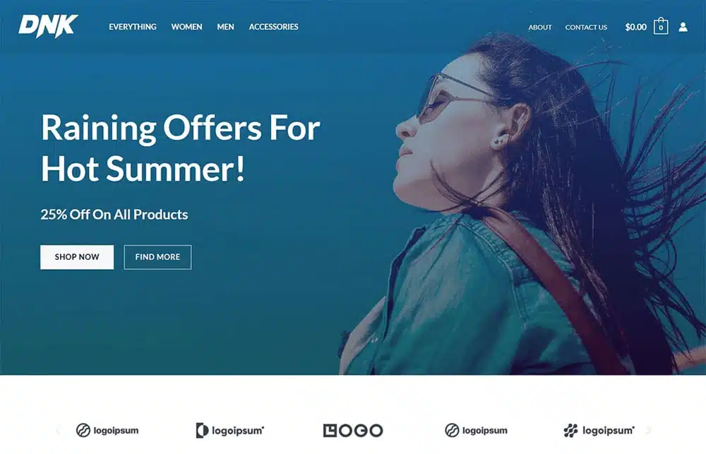 Astra theme for WooCommerce
