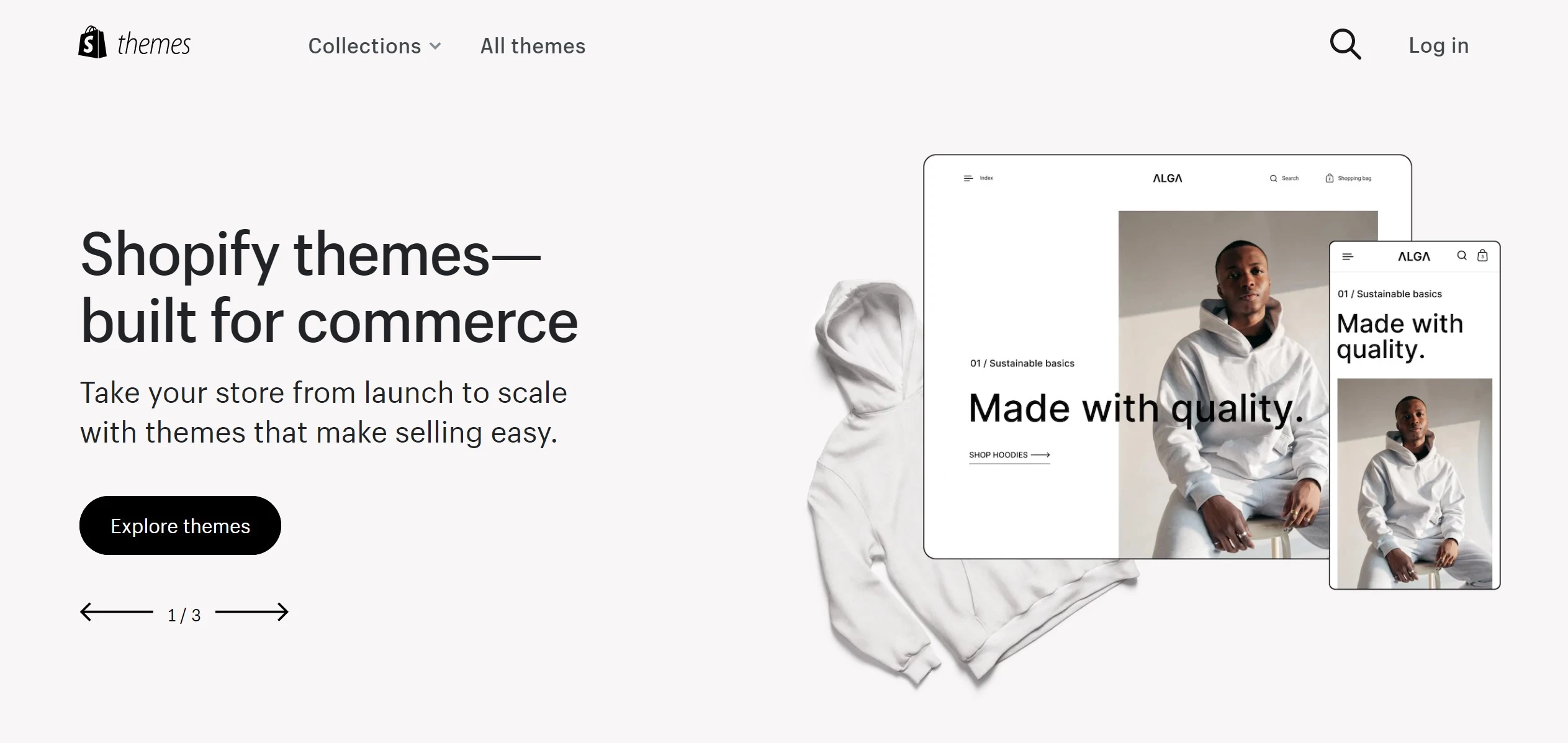 Shopify theme store