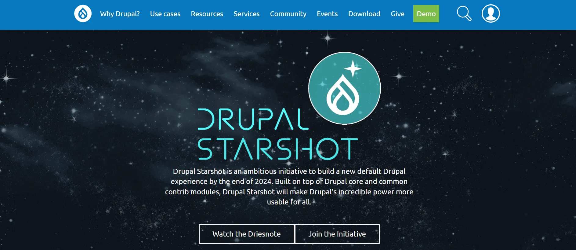 Drupal homepage