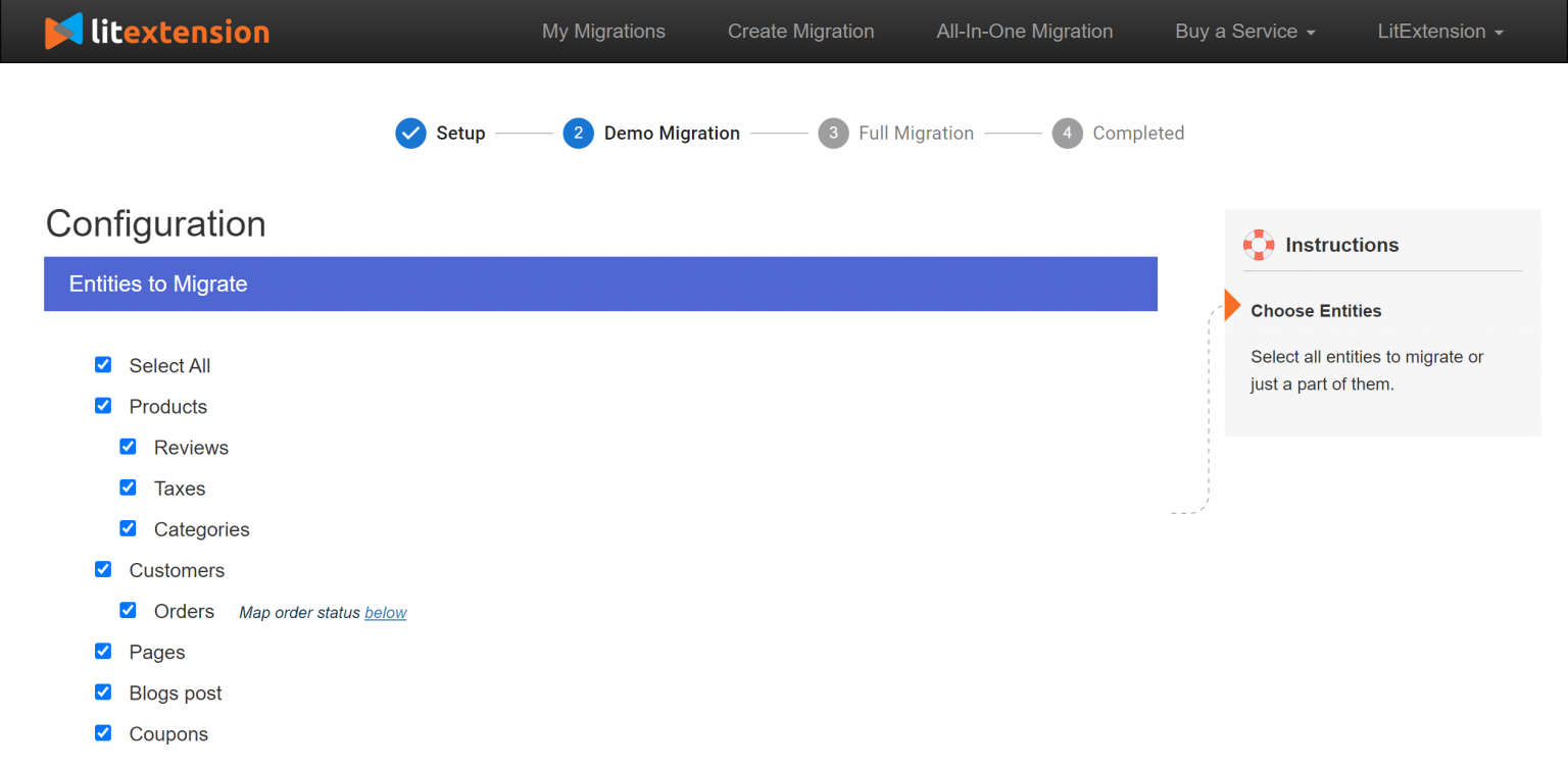 Migrate Entities