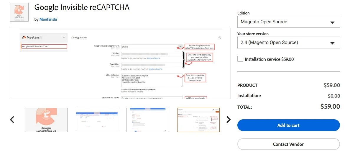 Google Invisible reCAPTCHA