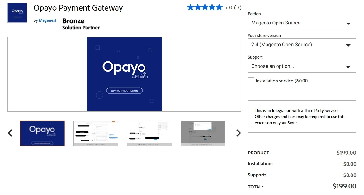 Opayo payment gateway by Magenest