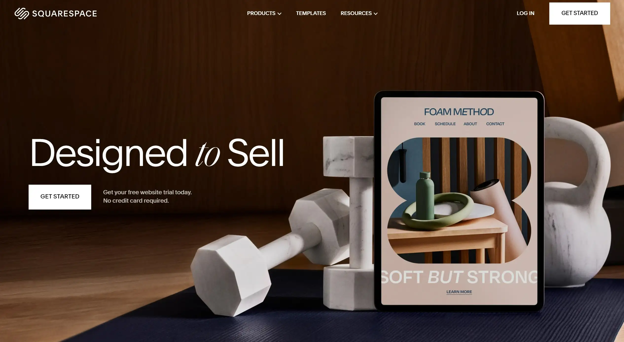 Squarespace website