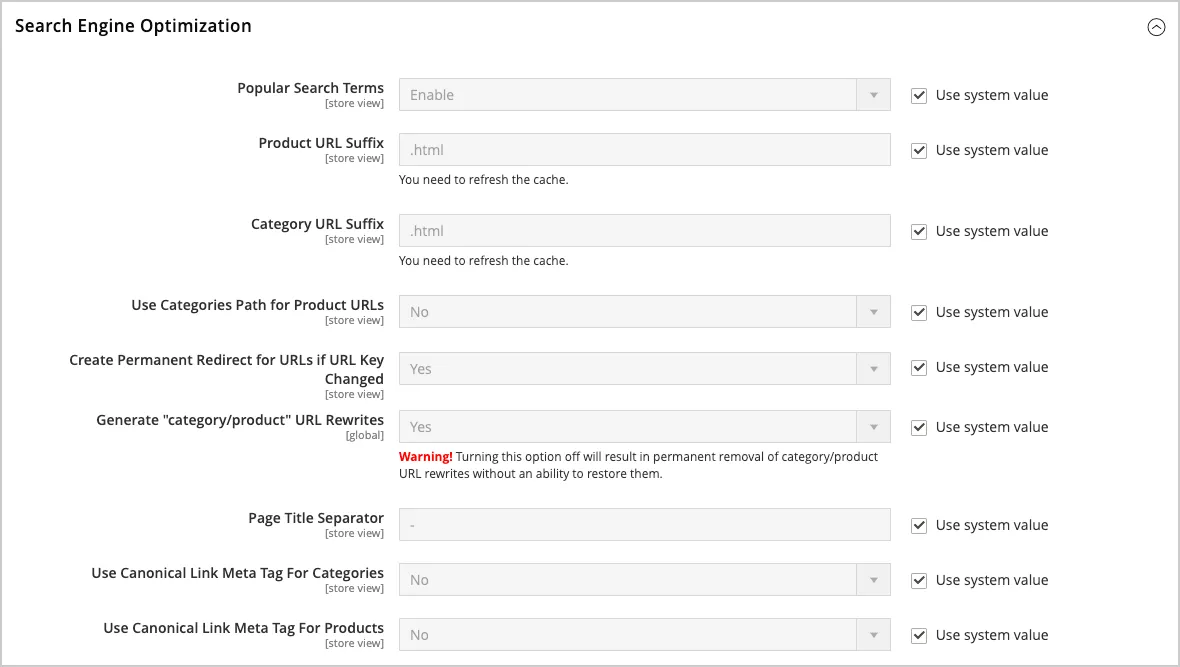 magento shopify comparison - Magento SEO