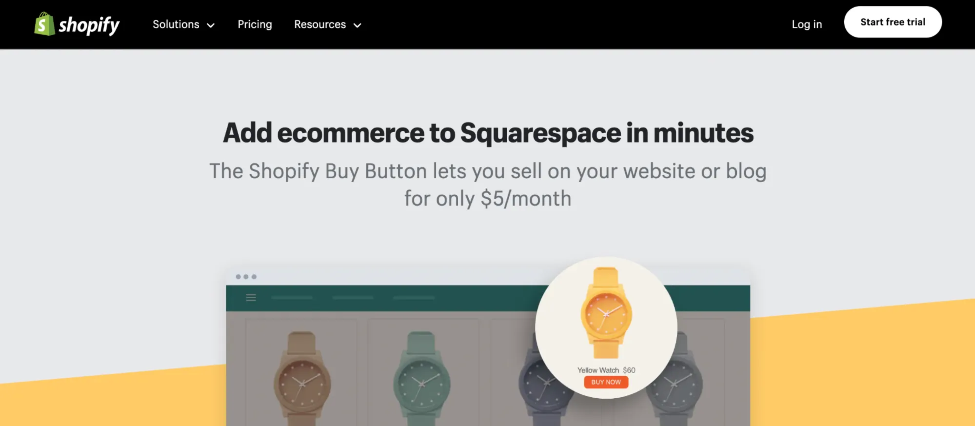 Add Shopify Buy Button to Squarespace