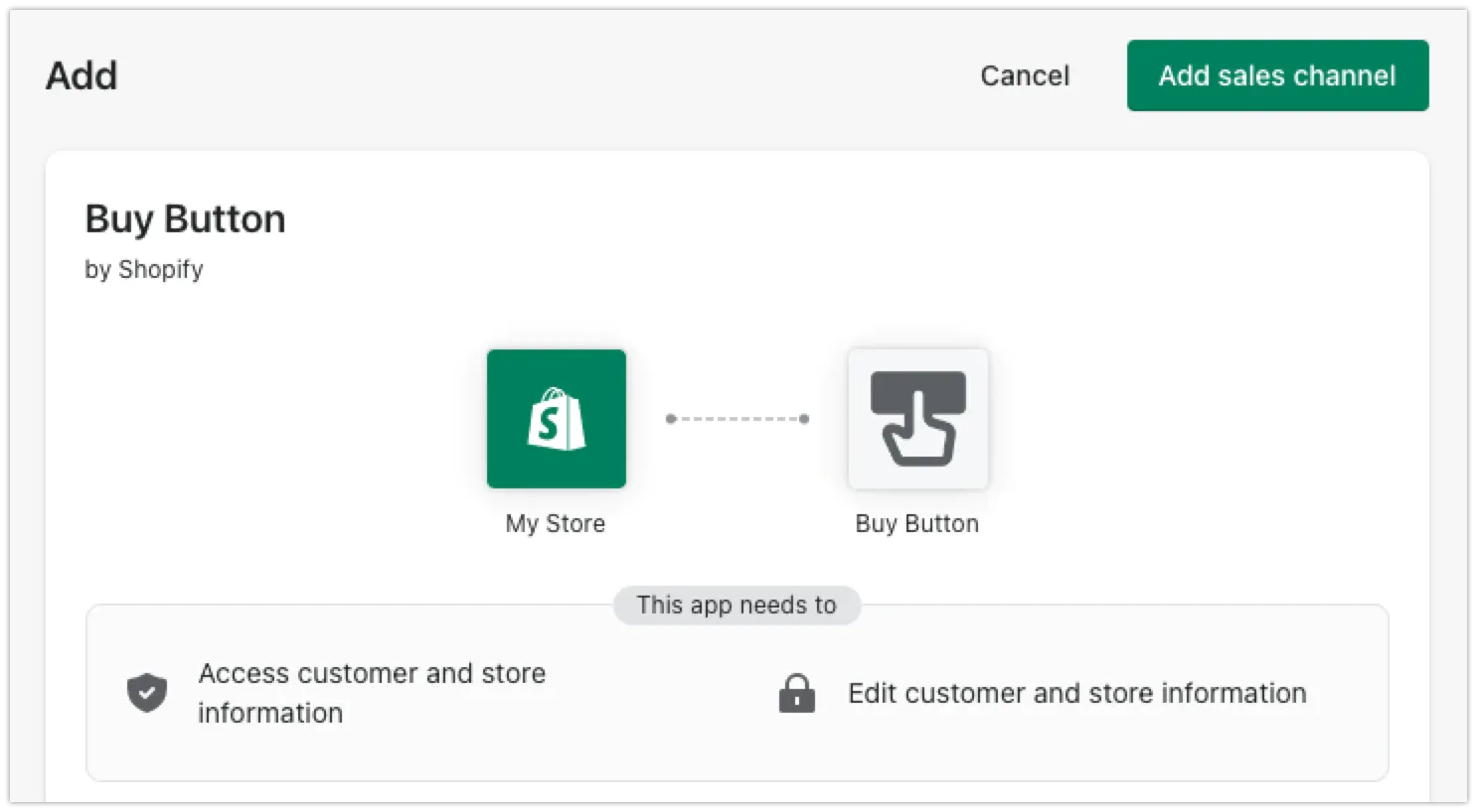 Install Shopify Buy Button