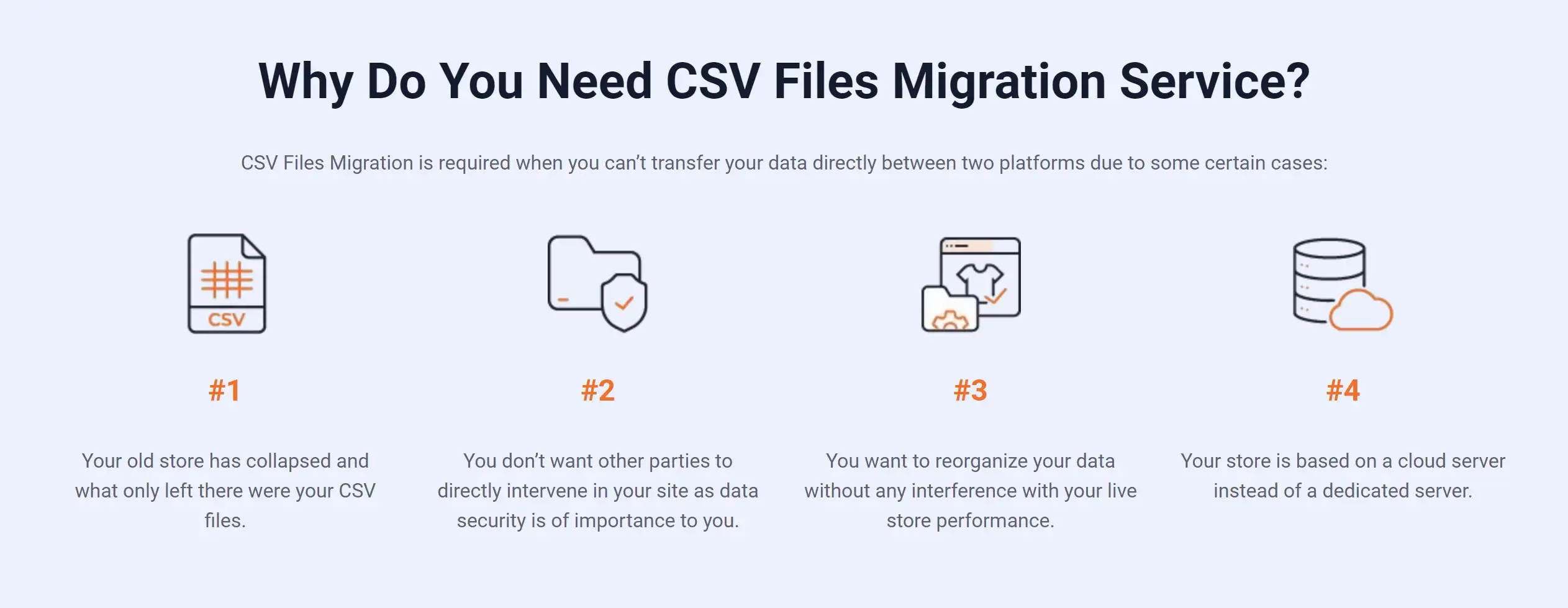 When do you need to use BigCommerce CSV import