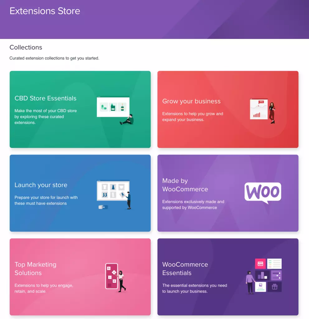 WooCommerce extensions store