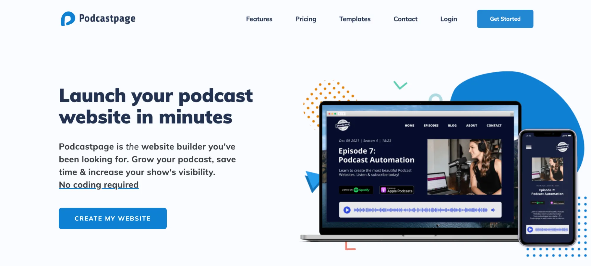 Podcastpage.io for building podcast websites
