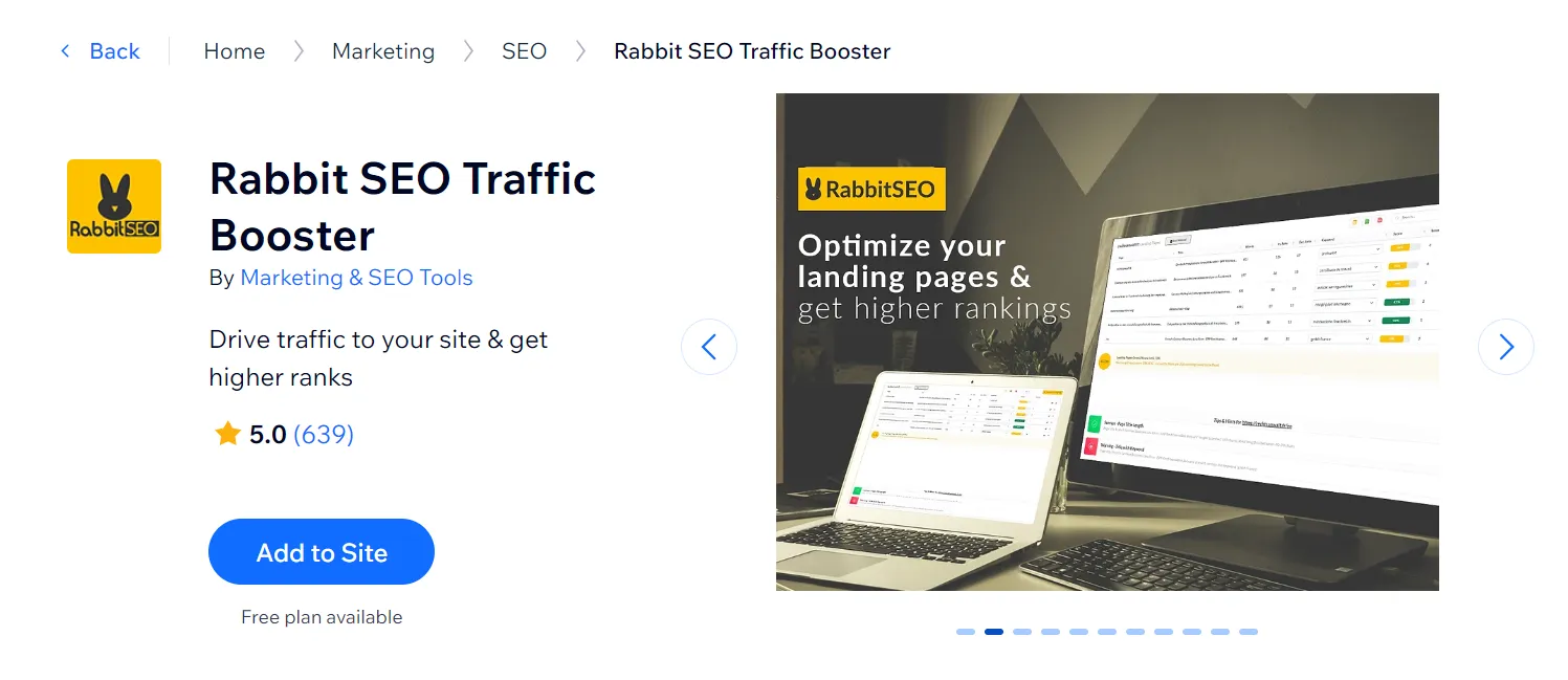 Rabbit SEO Traffic Booster