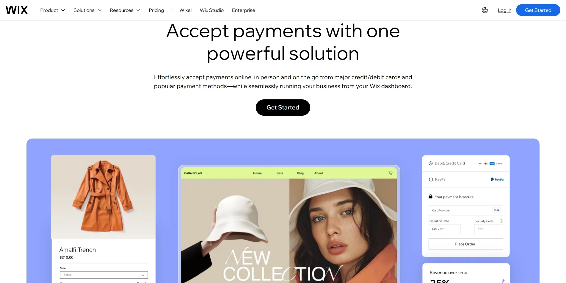 Wix payments website