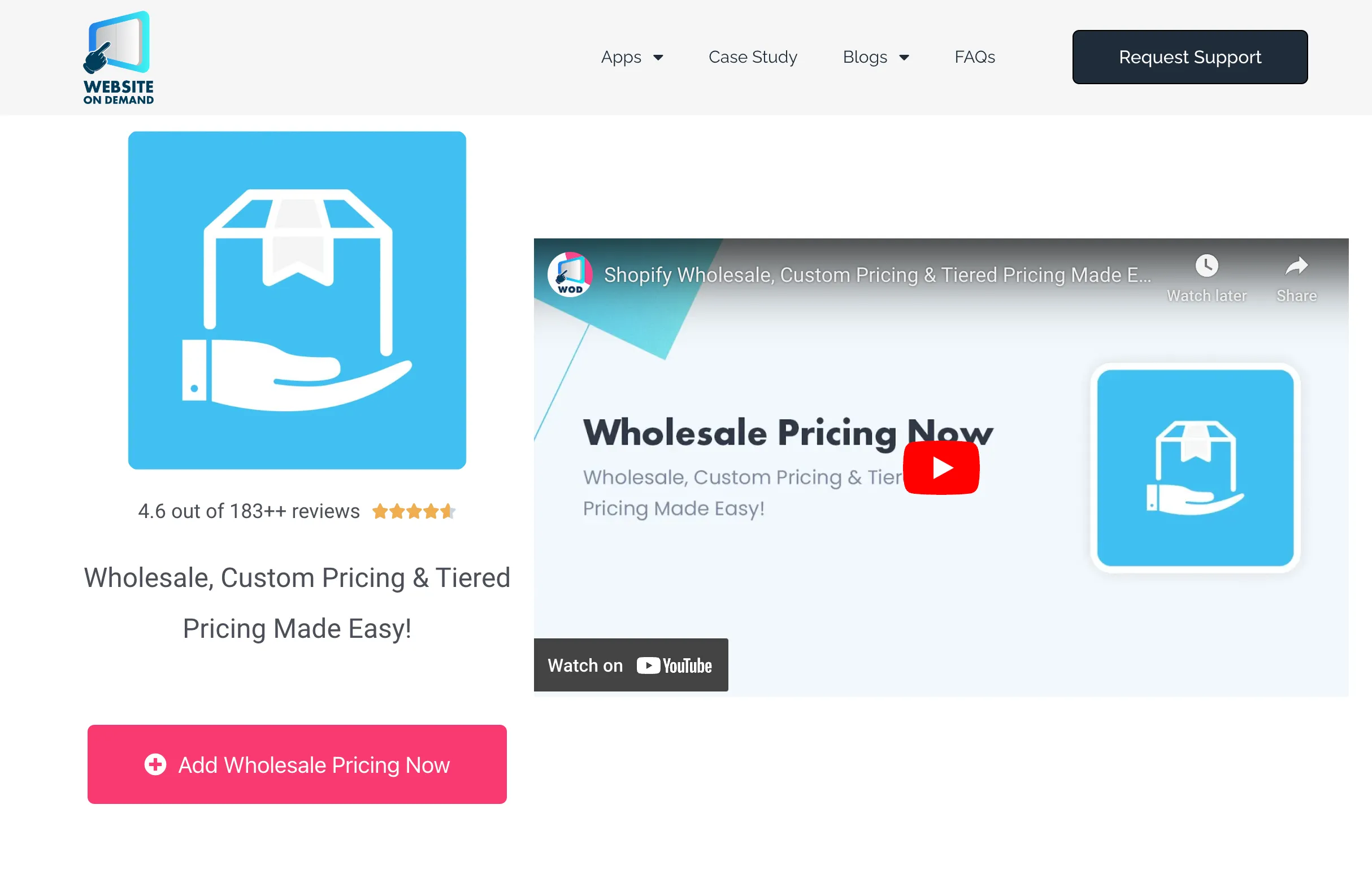 best shopify wholesale apps: Wholesale Pricing Now