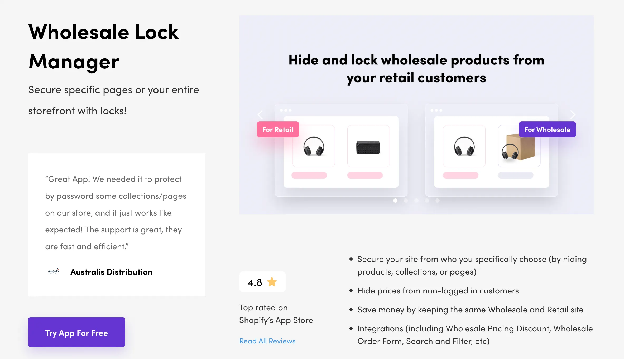 wholesale apps shopify: Wholesale Lock Manager