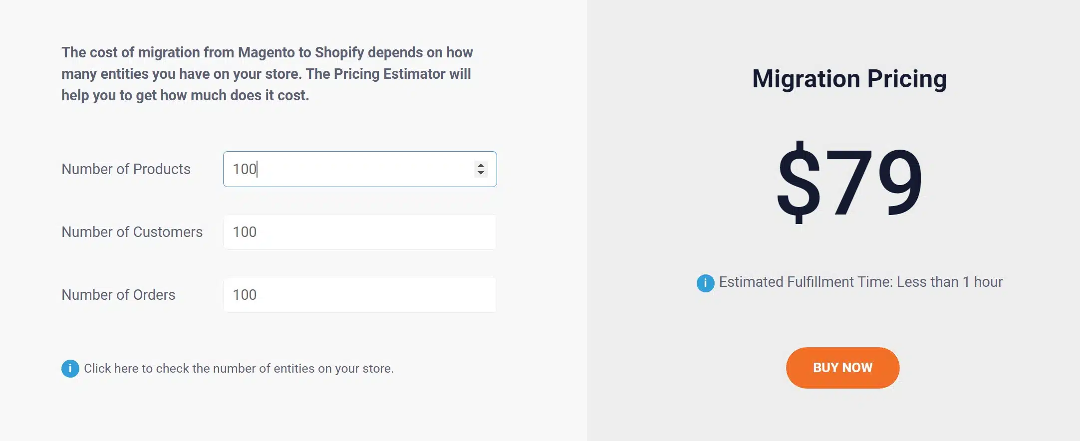 Magento to Shopify Migration cost
