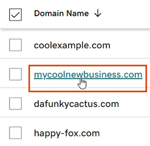How to transfer domain from GoDaddy to Squarespace pick domain