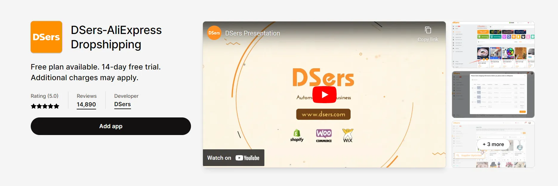 Dsers Shopify App