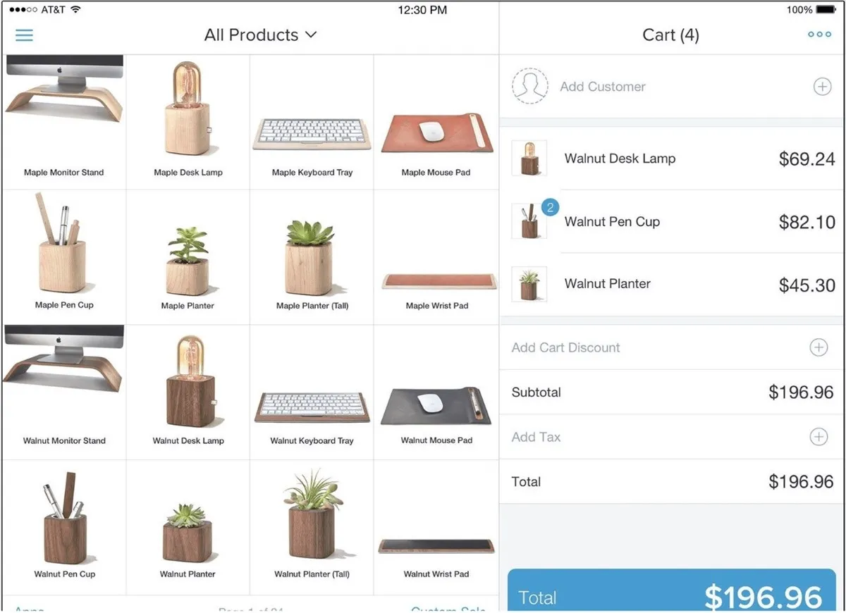 Managing products and orders on Shopify POS system