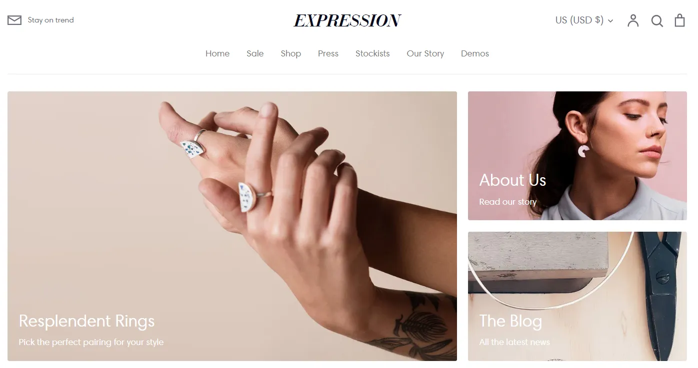 Best Shopify themes for Conversion Expression