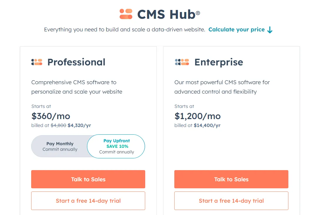 Best blogging platform to make money Hub CMS pricing