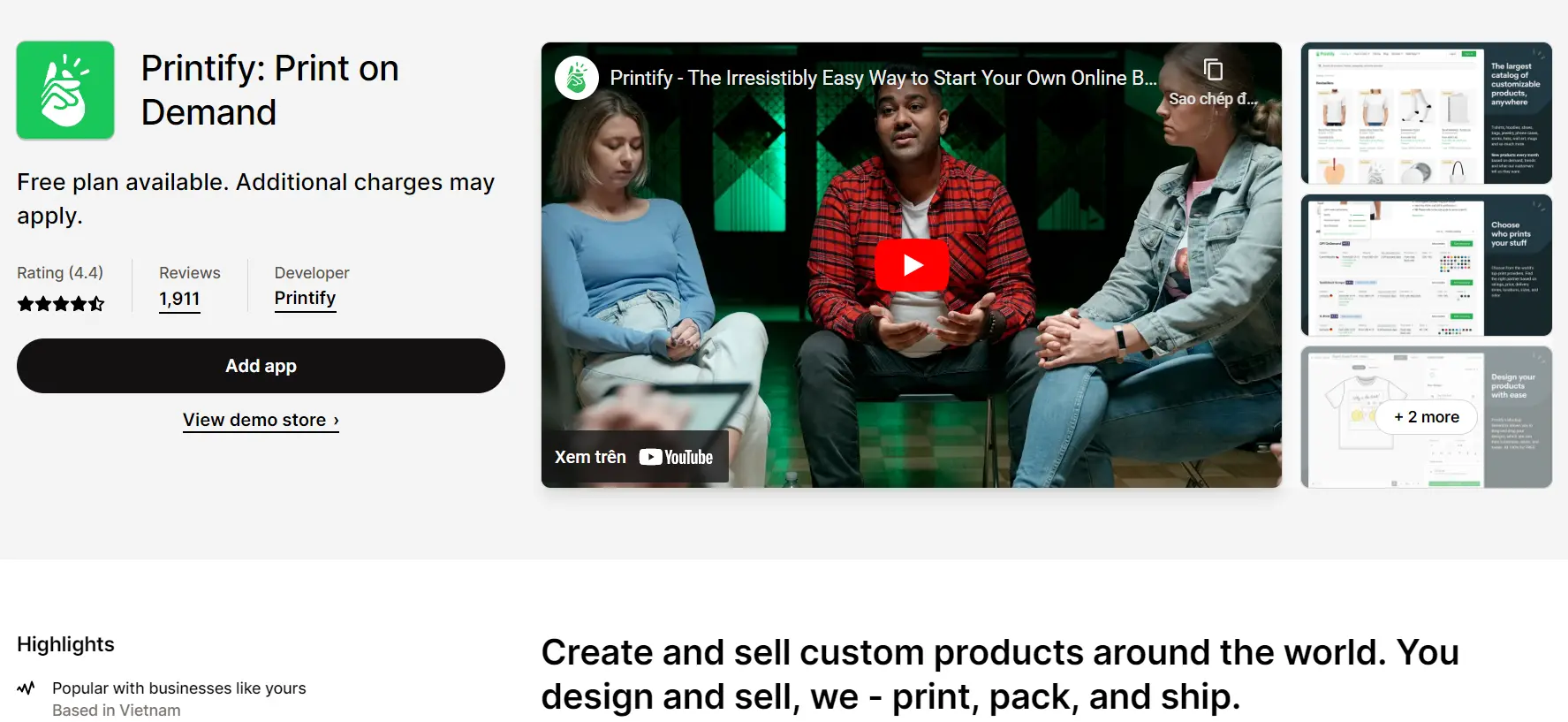 Printify: best print on demand apps for shopify