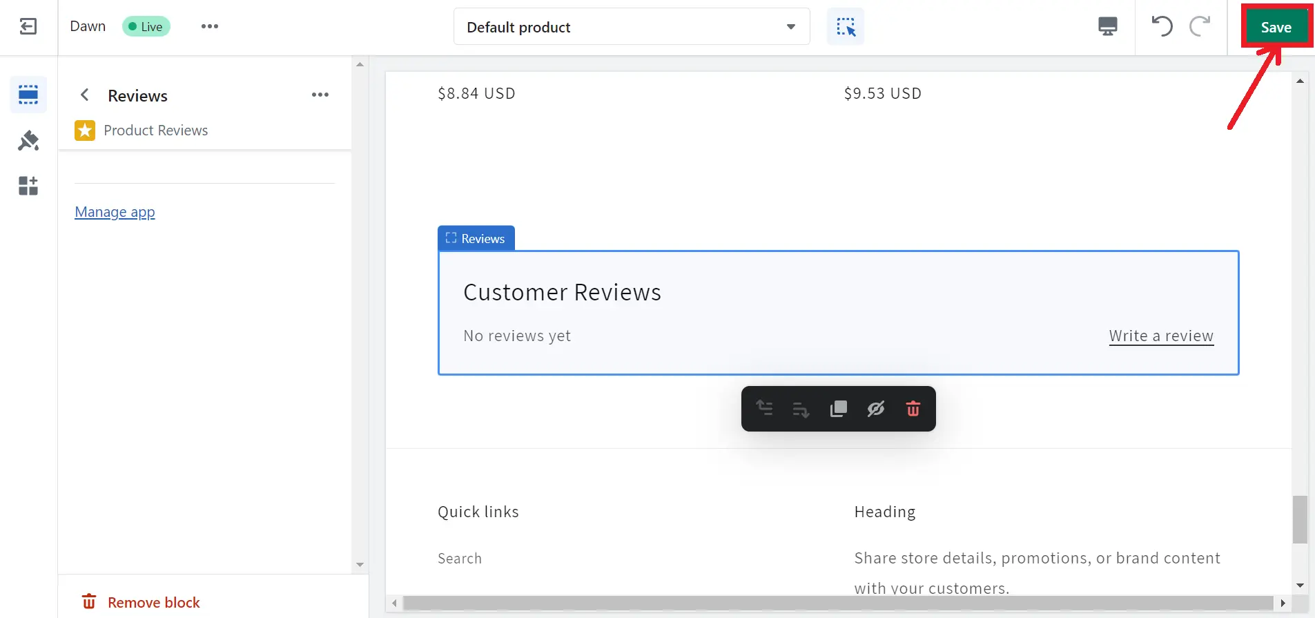 how to add reviews on shopify