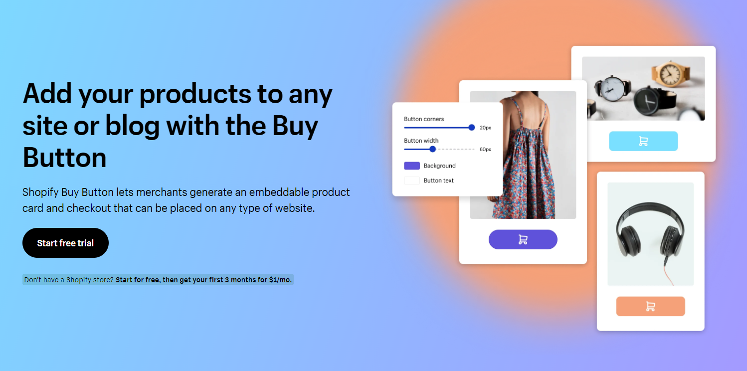 Shopify Buy Buttons