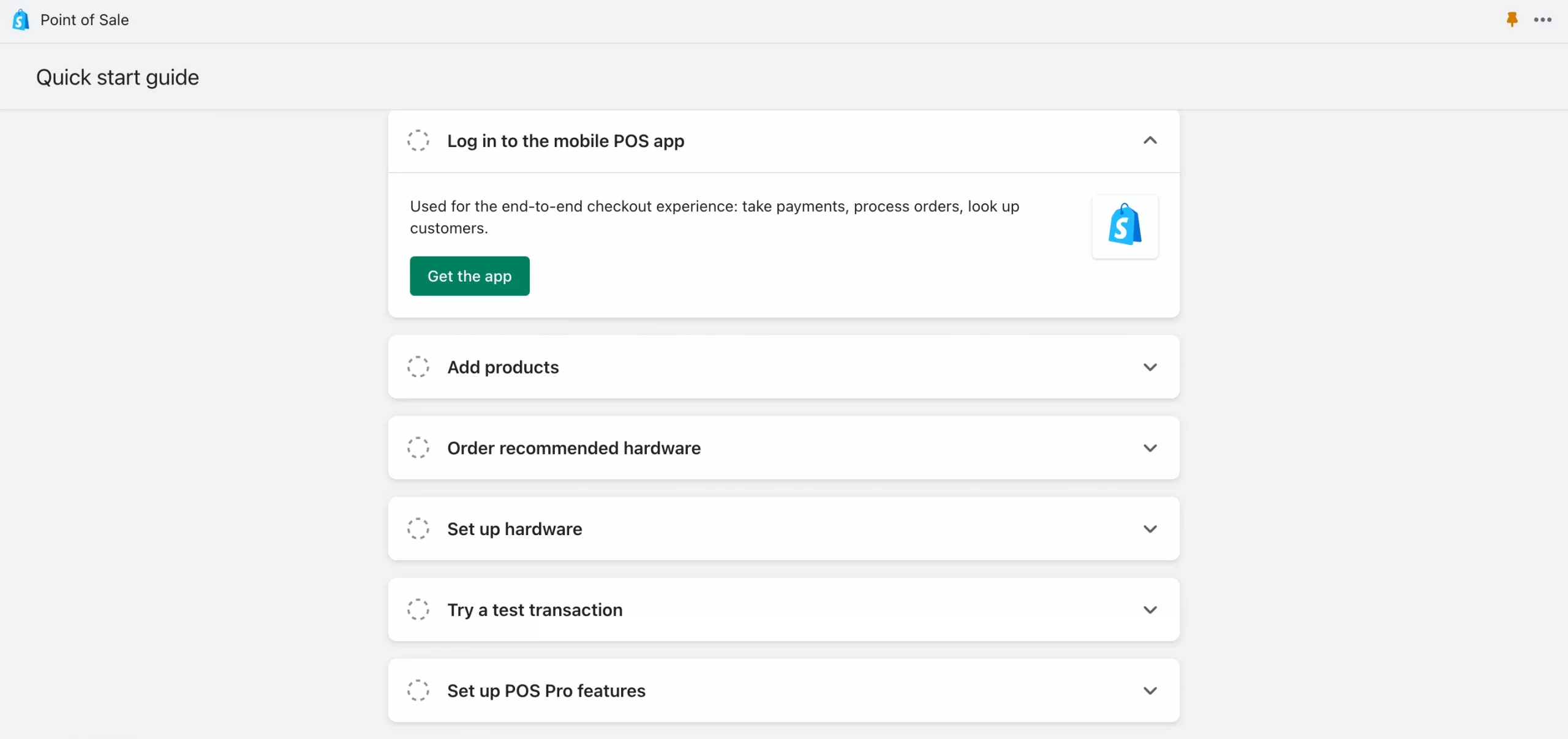 Shopify guides to set up POS system