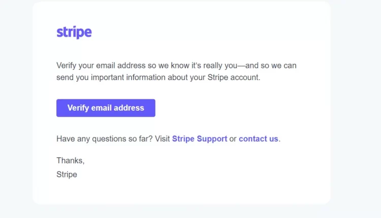 Verify your email address to complete the sign up