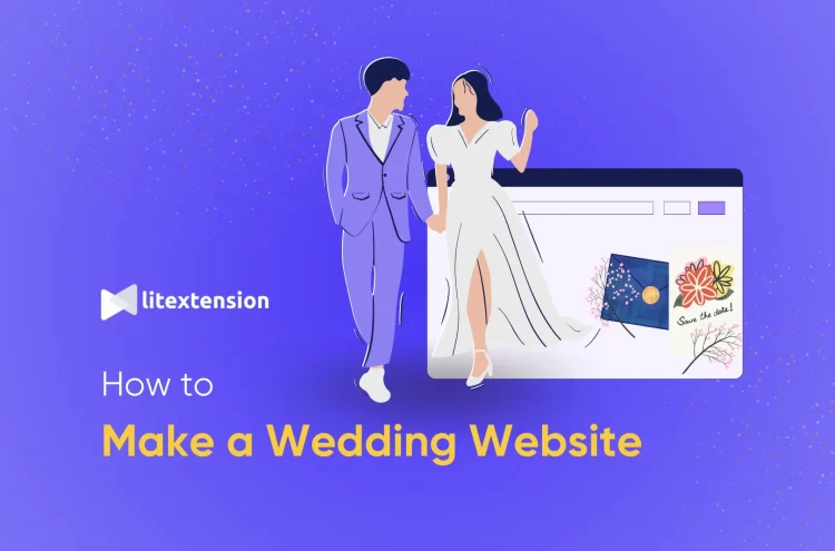how to make a wedding website