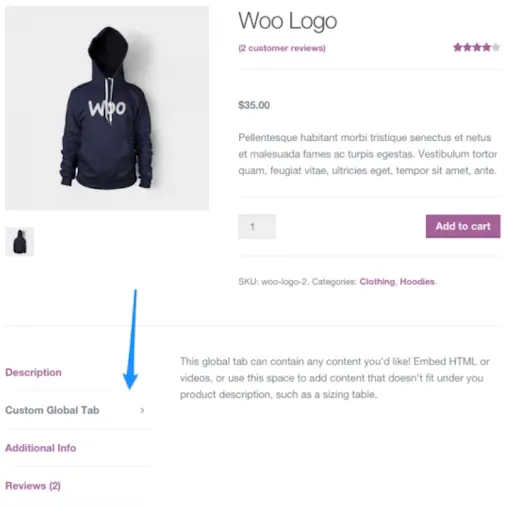 customize woocommerce product page