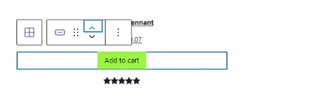 You can move the Add to Cart button above the product ratings