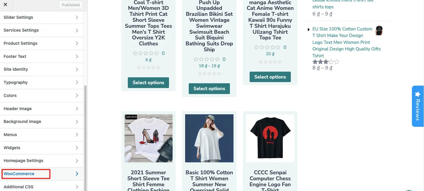 Customize WooCommerce Shop Page