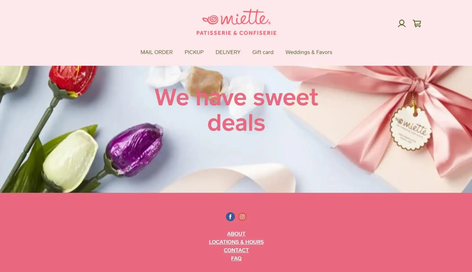 Miette Square Online Website Examples