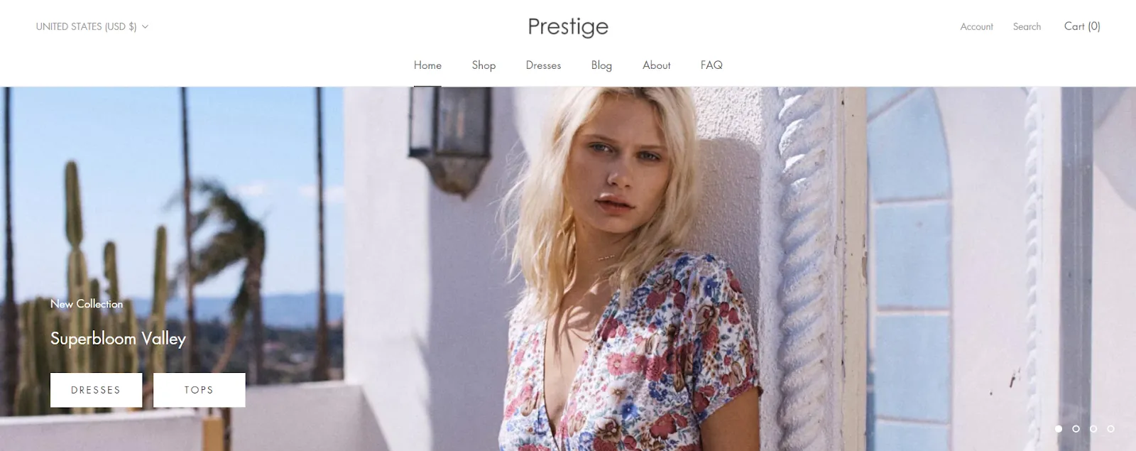 Best premium Shopify themes Prestige